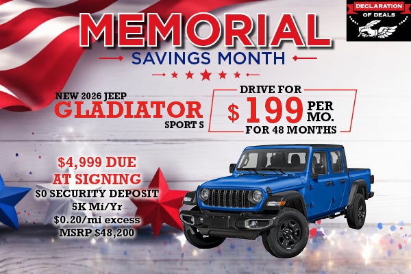 NEW 2026 JEEP GLADIATOR SPORT S